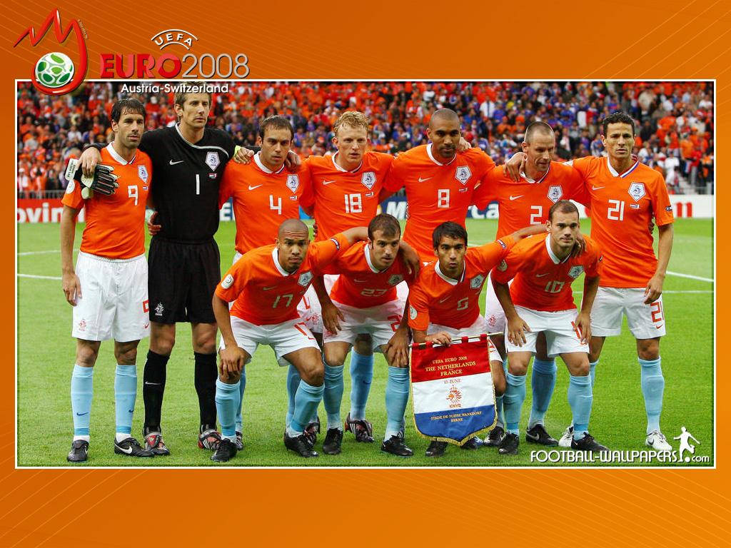 Netherlands National Football Team Players 2008 Wallpaper