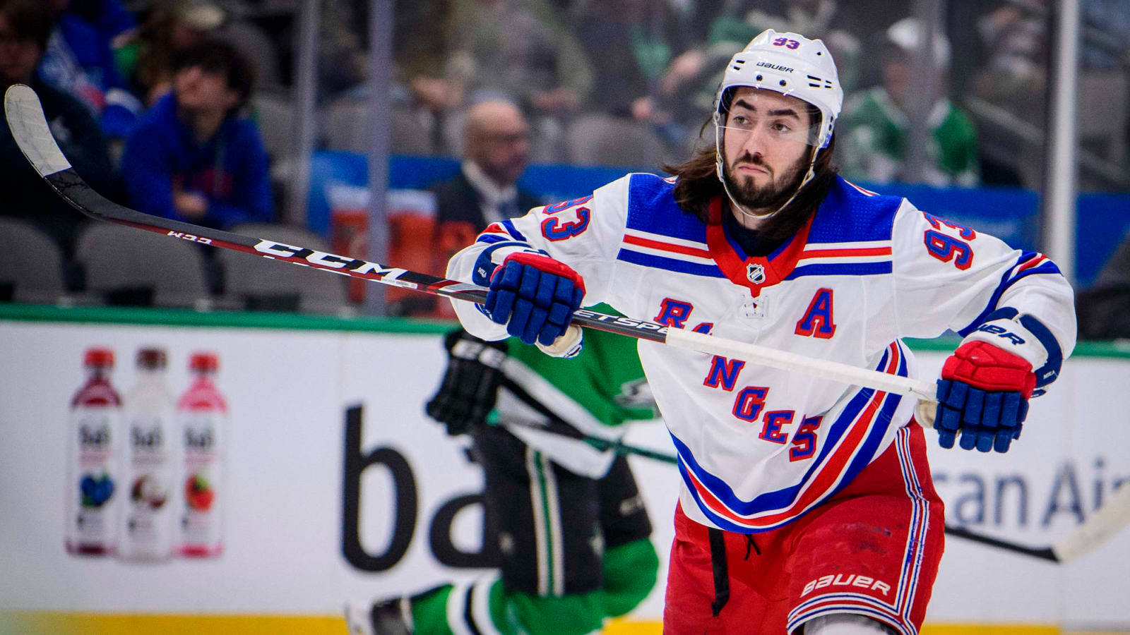 New York Rangers Mika Zibanejad Center Player Wallpaper