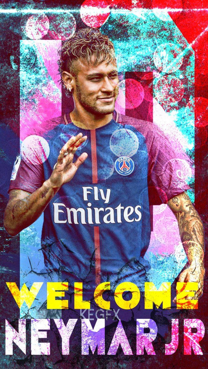 Neymar Jr. Displaying His Famous Flair Wallpaper