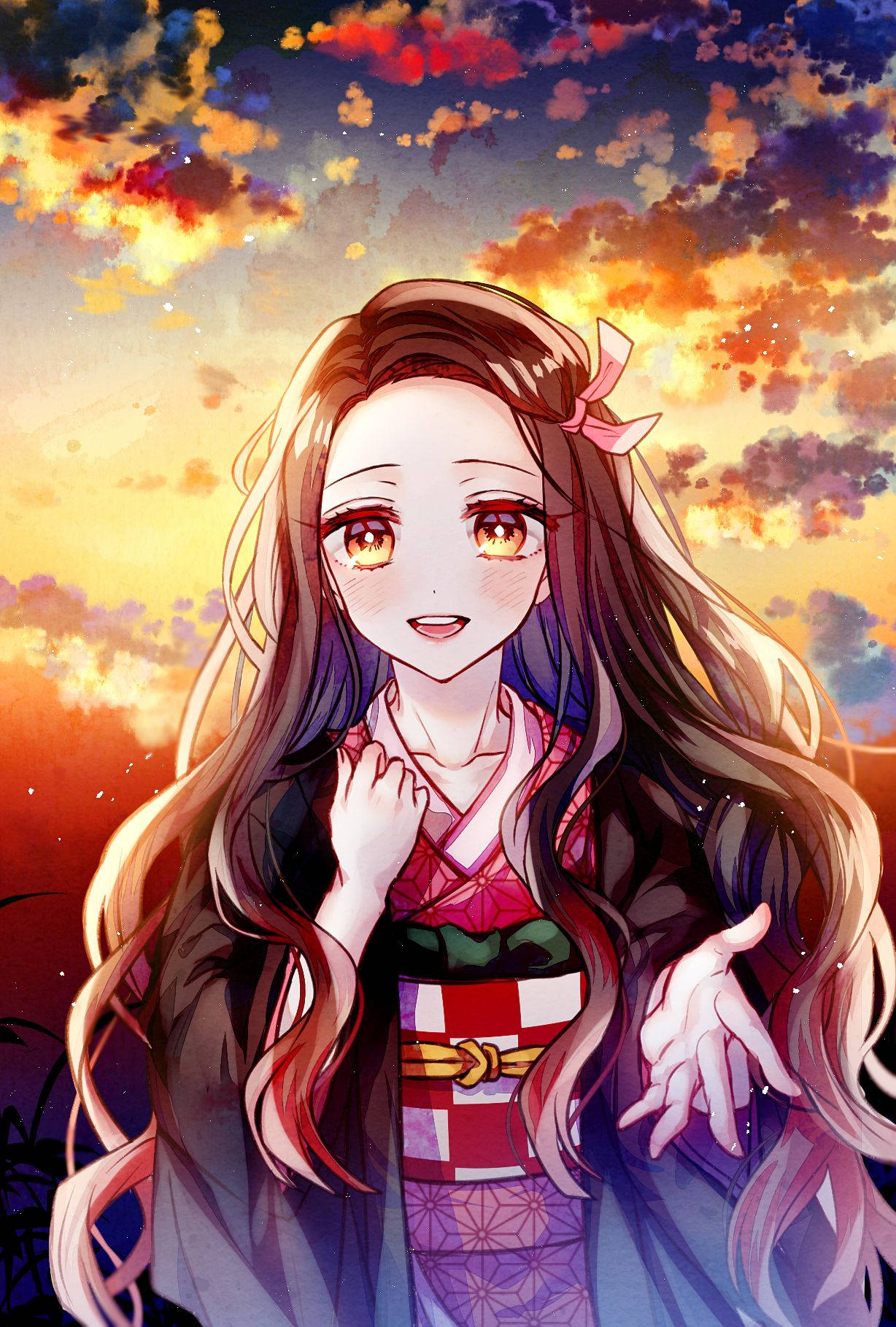 Nezuko Kamado From Demon Slayer Wallpaper