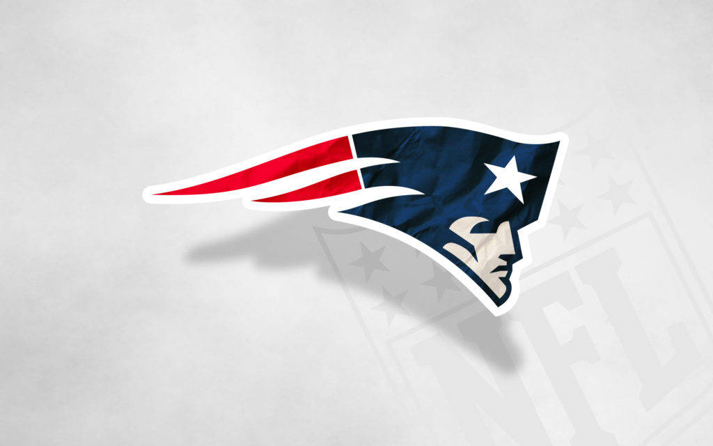 Nfl Patriots Logo On White Background Wallpaper