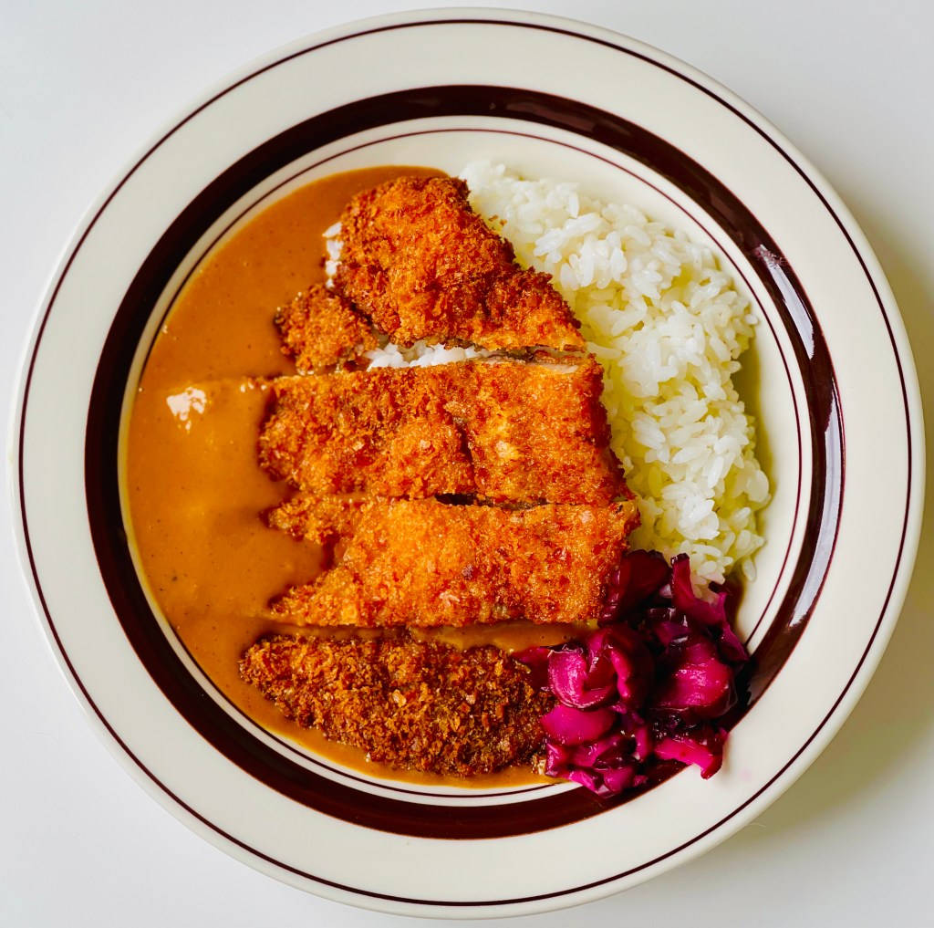 Nice Plating Of Tonkatsu Cutlet Wallpaper