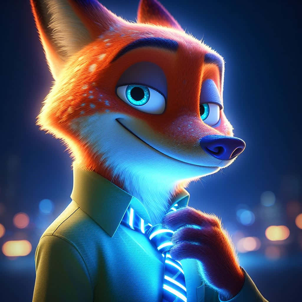 Nick Wilde Smirk Zootopia Wallpaper