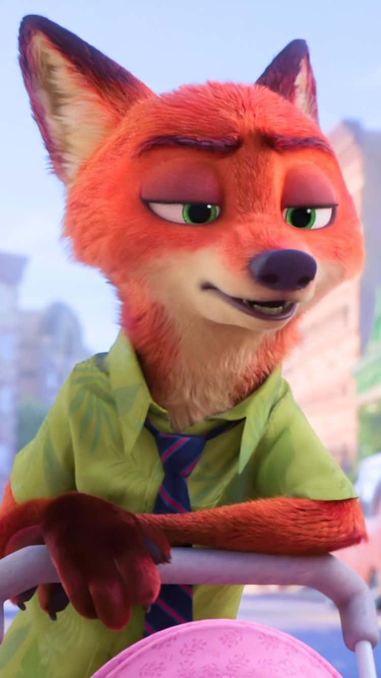 Nick Wilde Smirk Zootopia Wallpaper