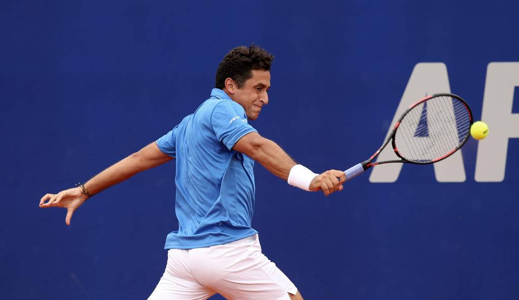 Nicolas Almagro Side-swing At Atp Wallpaper