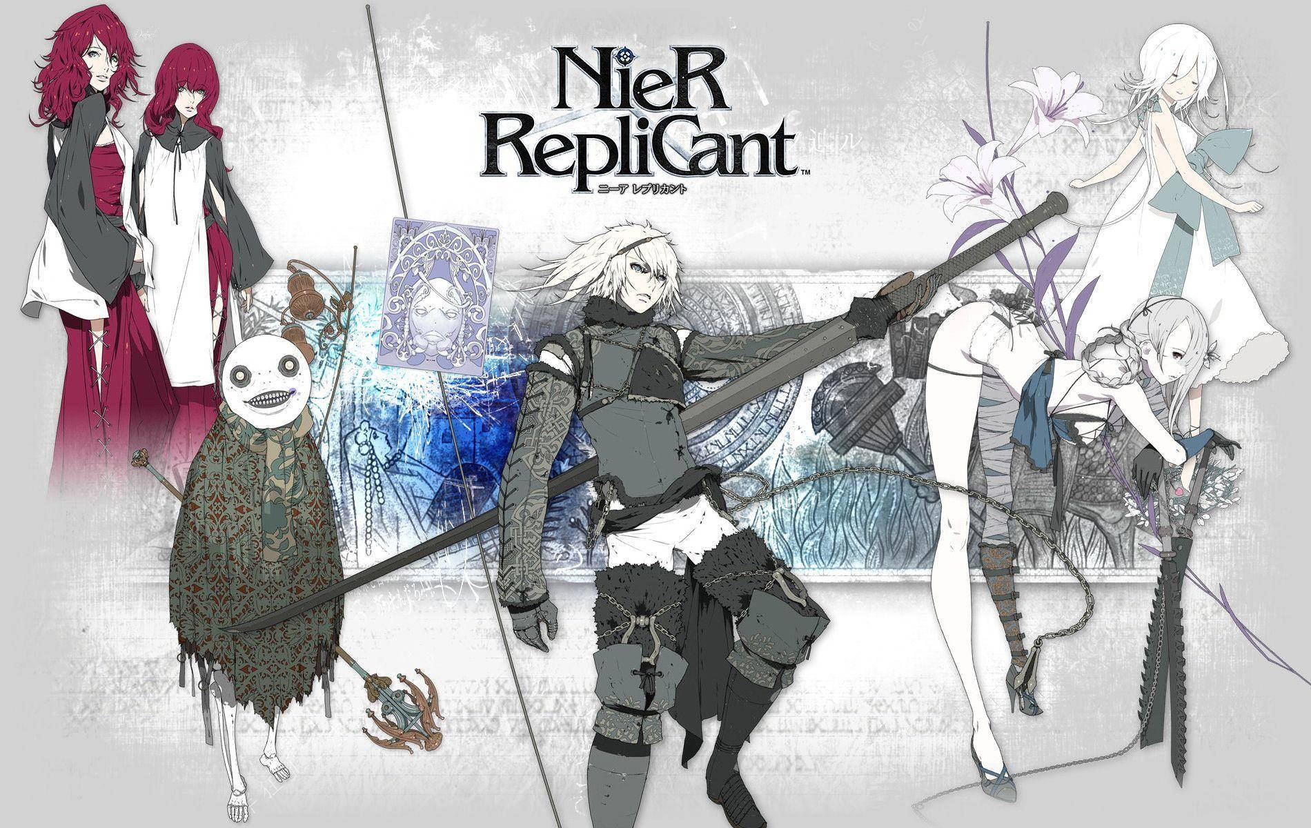 Nier Replicant Main Characters Wallpaper