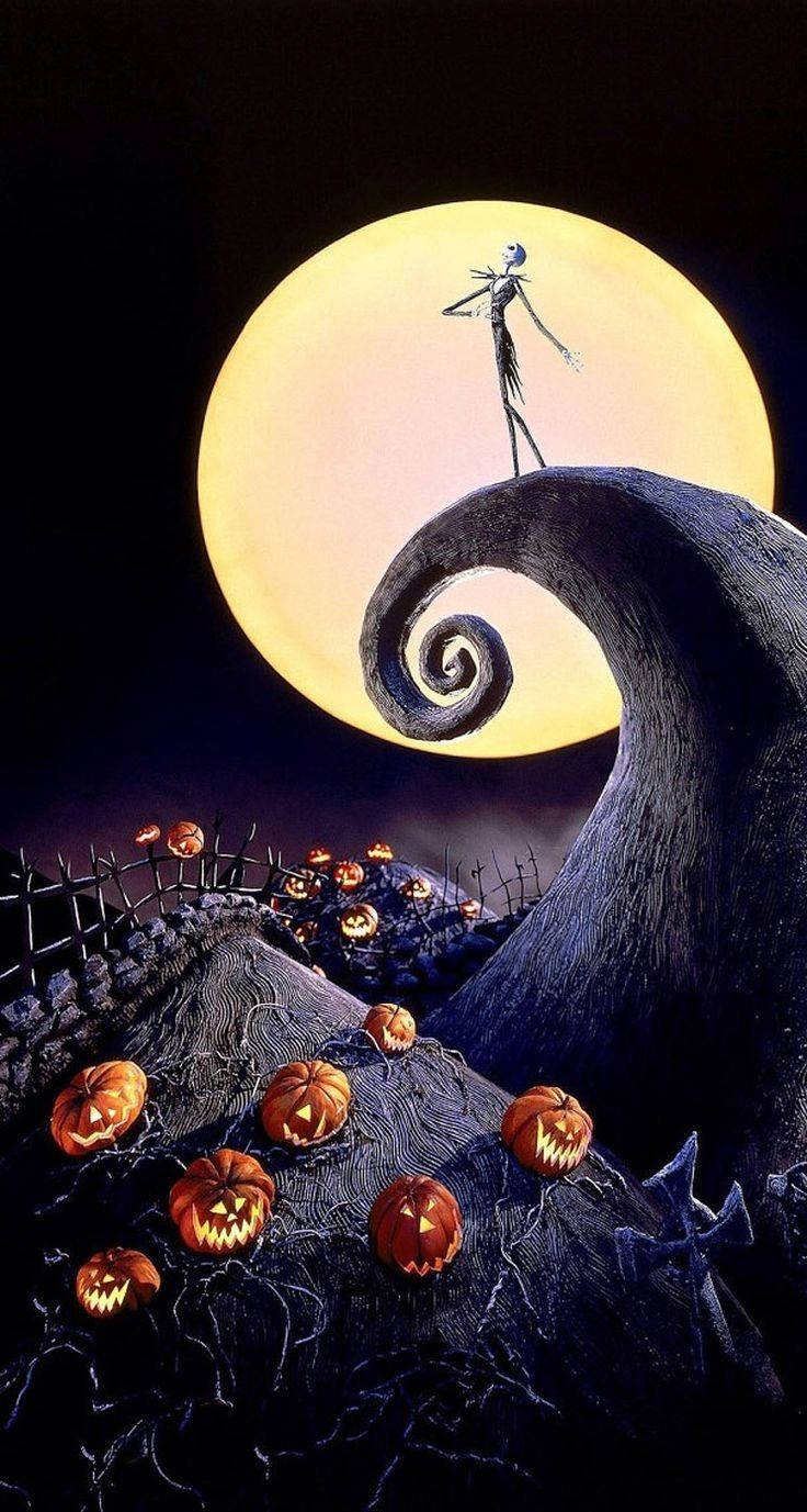 Nightmare Before Christmas Halloween Phone Wallpaper