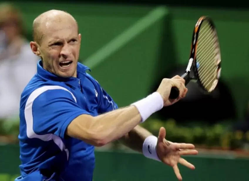 Nikolay Davydenko Fierce Stroke Wallpaper