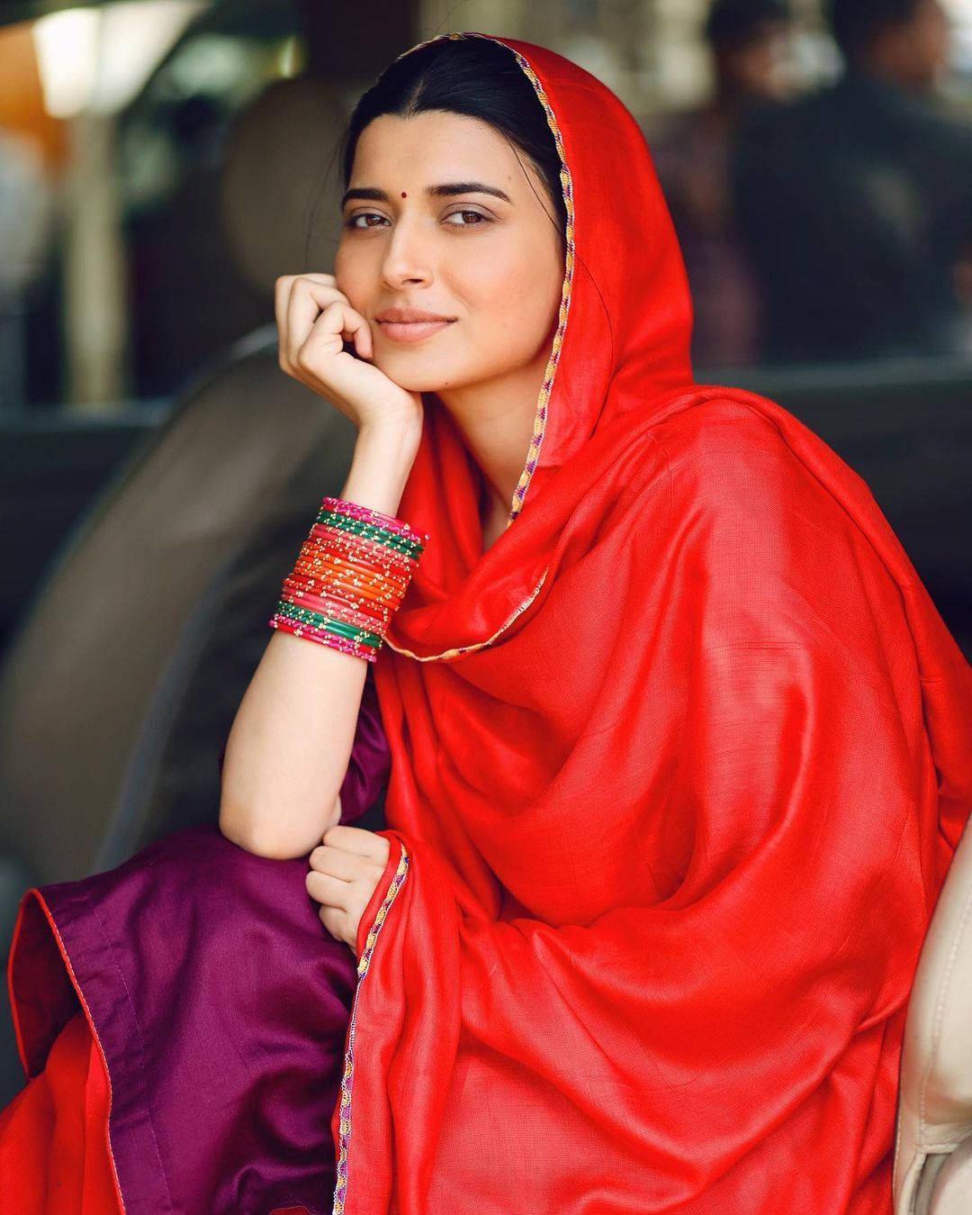 Nimrat Khaira With Bangles Wallpaper