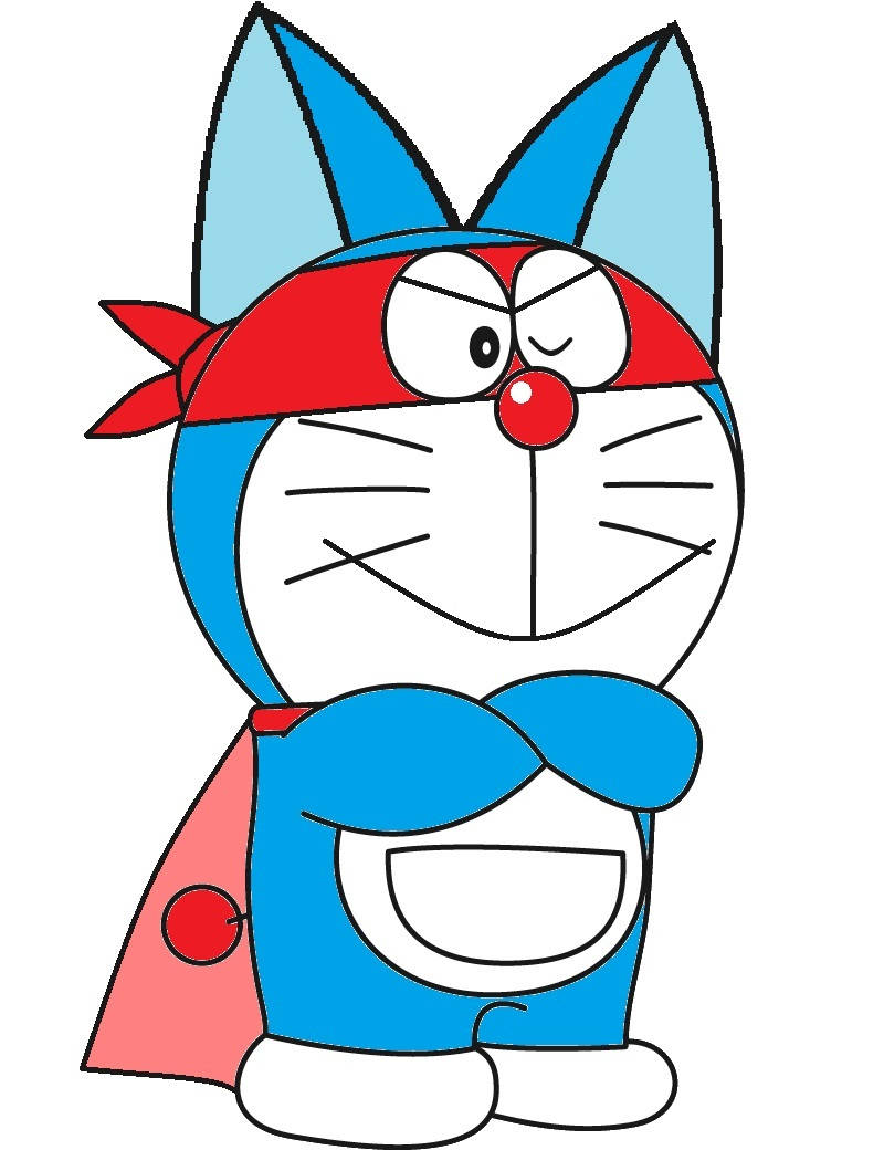 Ninja Doraemon On The Go 4k Wallpaper