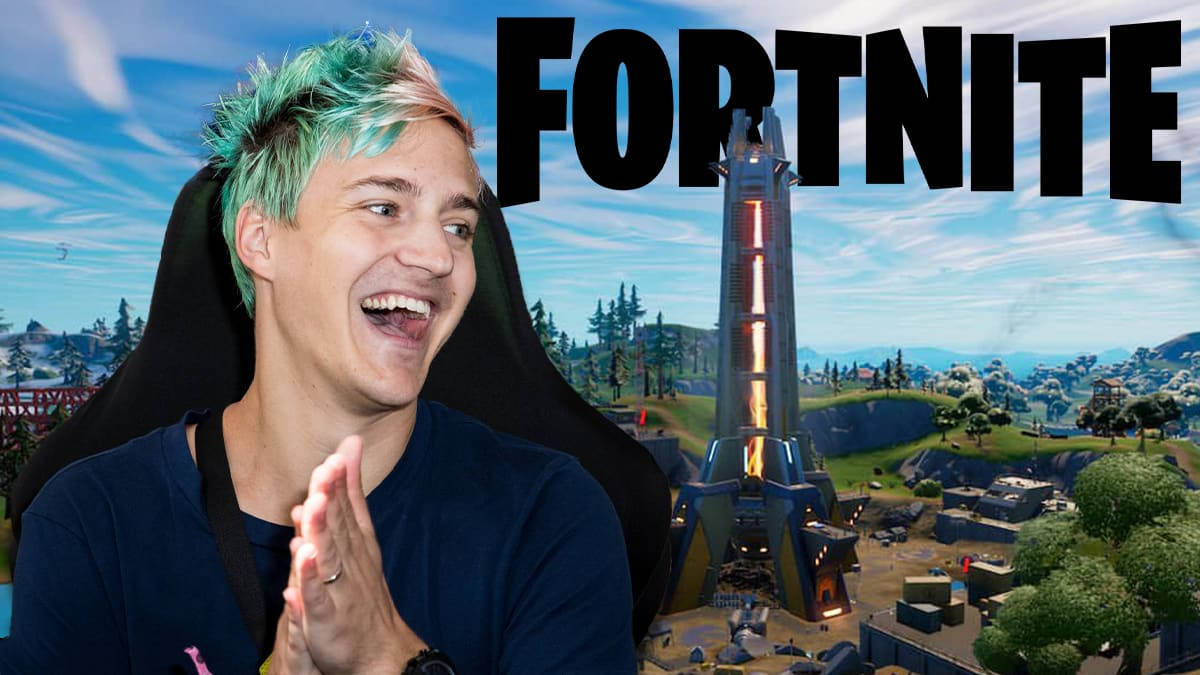 Ninja Fortnite Tower Wallpaper