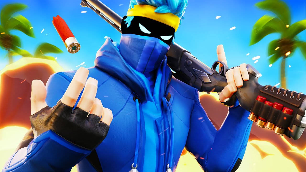 Ninja In Action - Fortnite Battle Royale Wallpaper