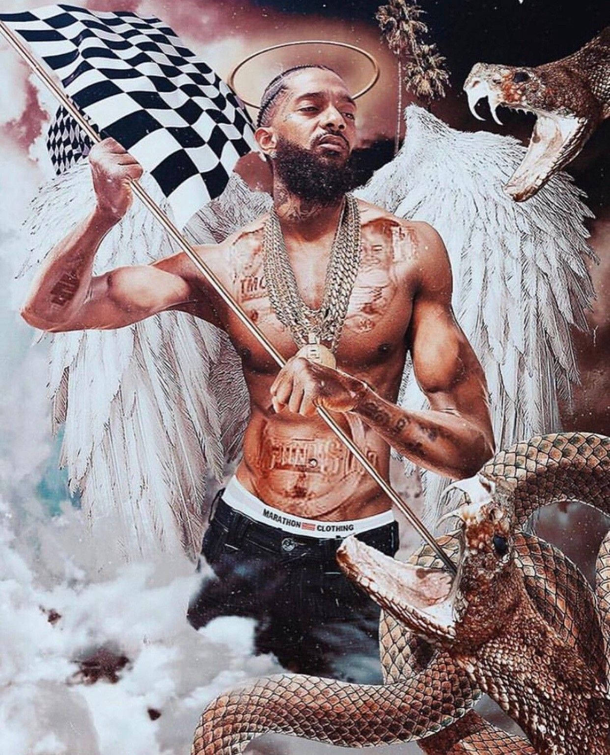 Nipsey Hussle Angel Wallpaper