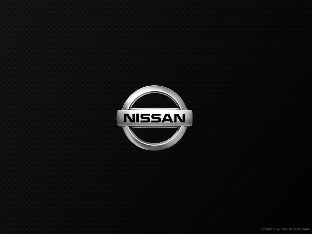 Nissan Logo In Black Wallpaper