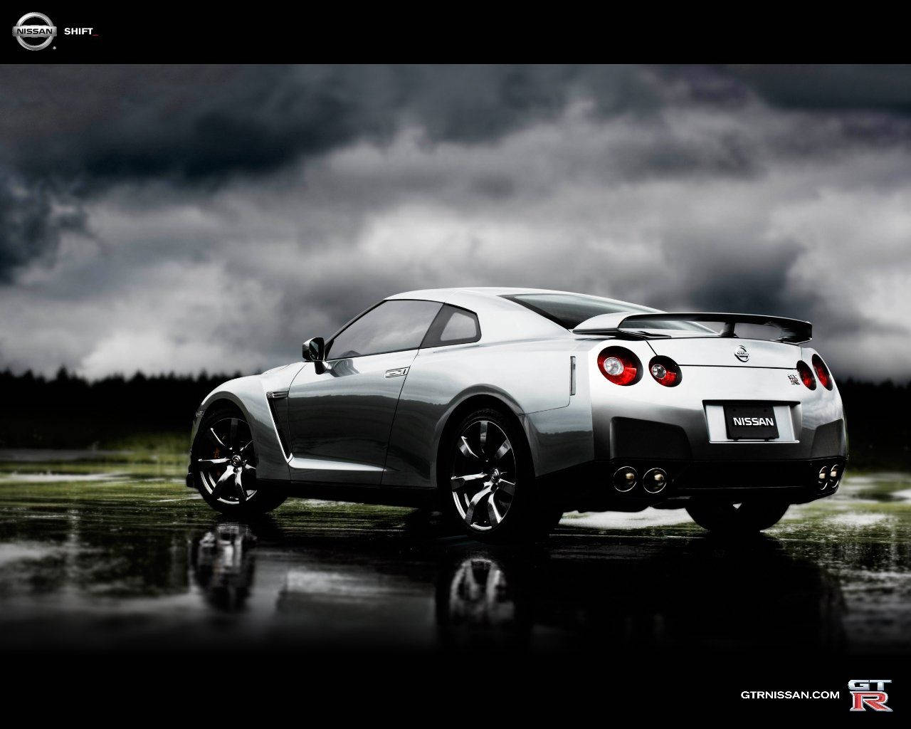 Nissan Silver Gray Gtr Wallpaper