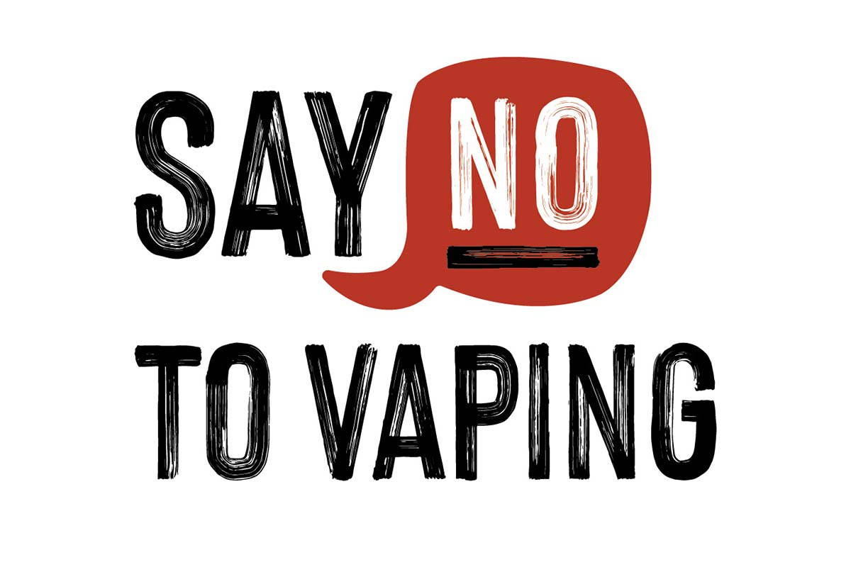 No To Vaping Wallpaper