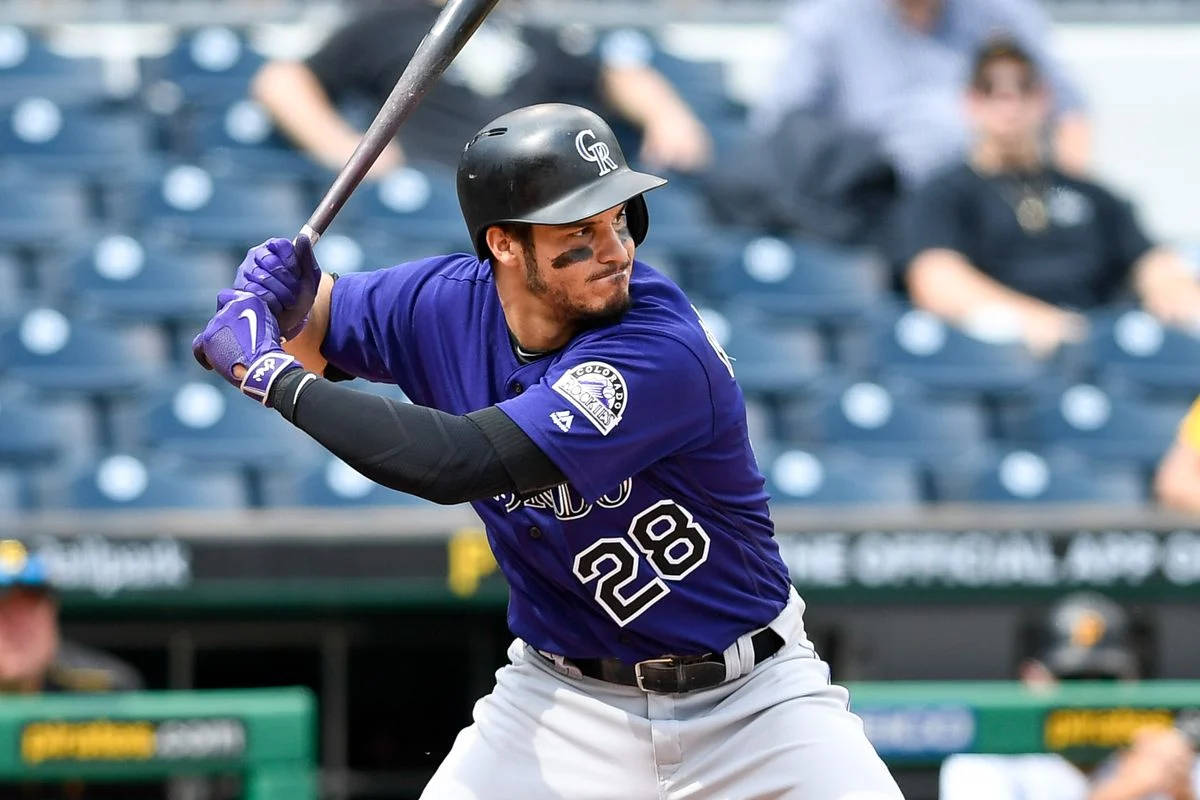 Nolan Arenado Serious Look Wallpaper