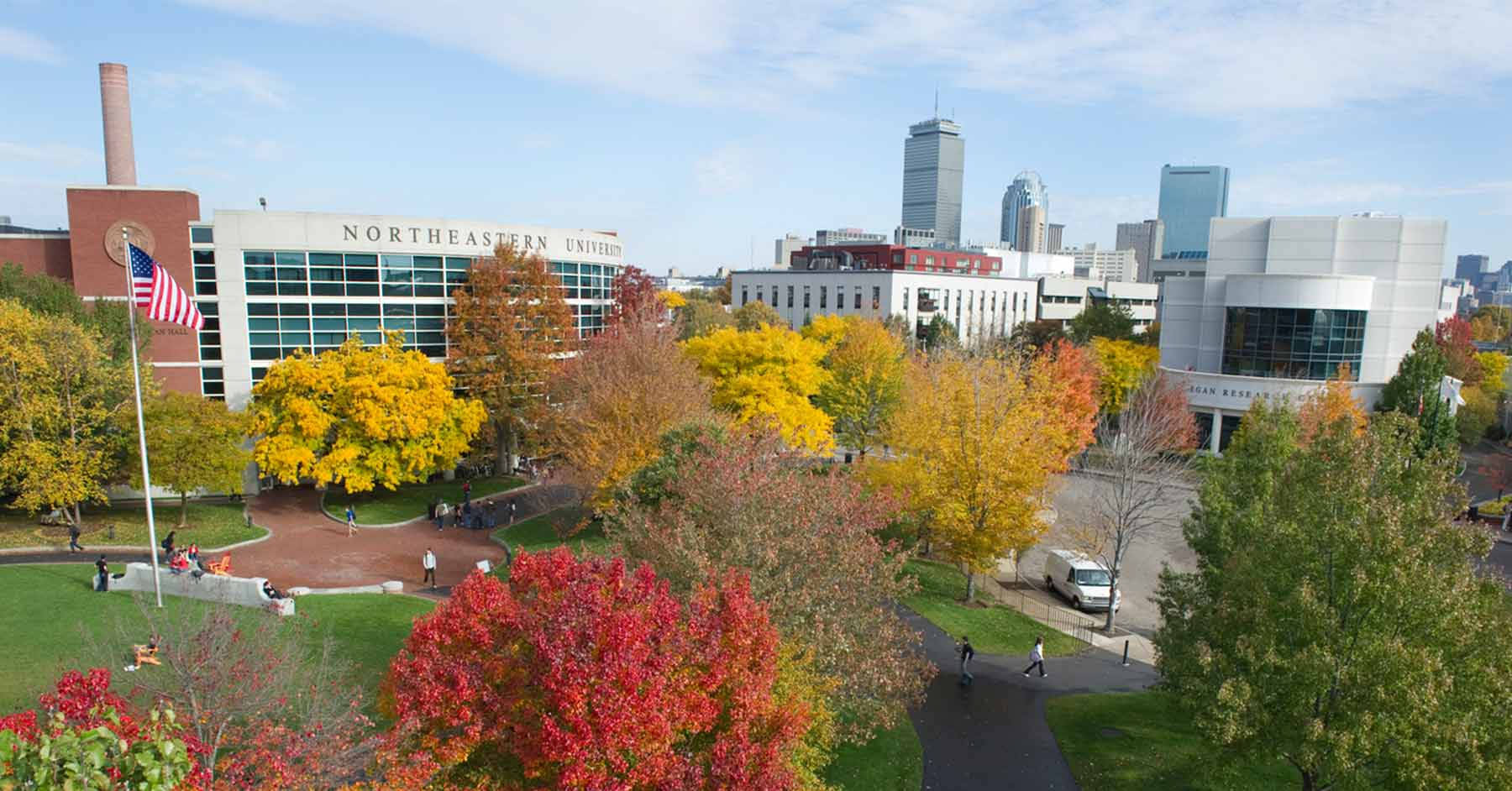 Northeastern University Centennial Common Wallpaper