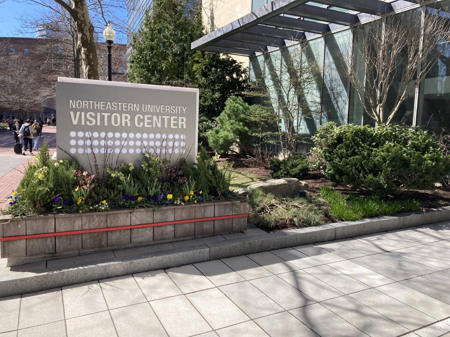 Northeastern University Visitor Center Sign Wallpaper