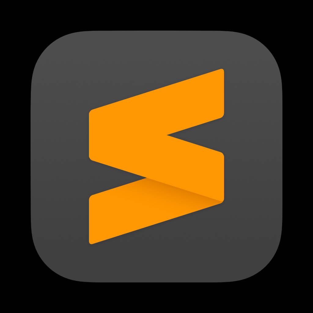 Official Sublime Text Software Logo Wallpaper