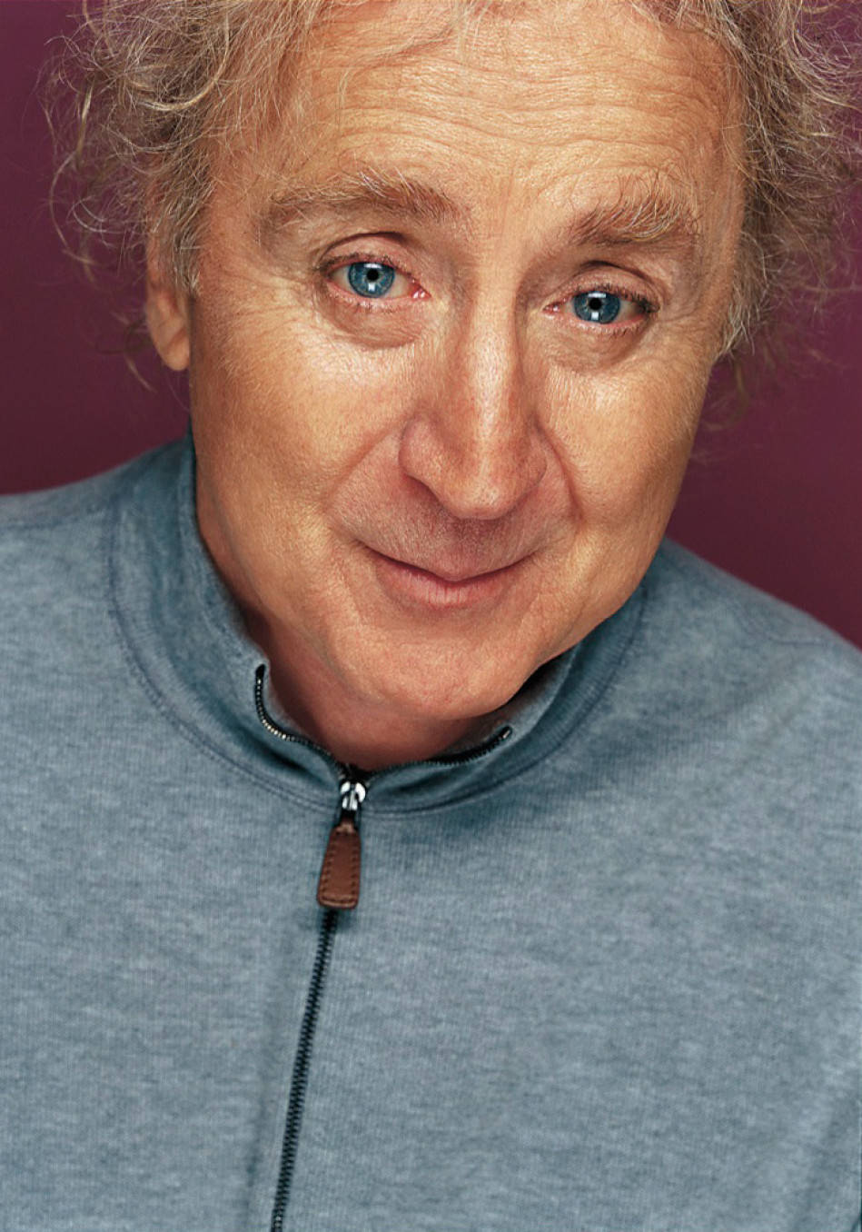 Old American Celebrity Gene Wilder Blue Eyes Wallpaper