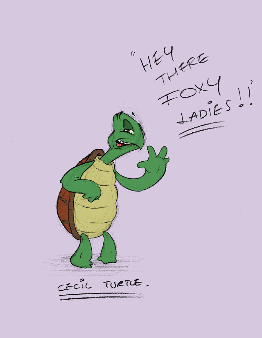 Old Cartoon Turtle Wallpaper