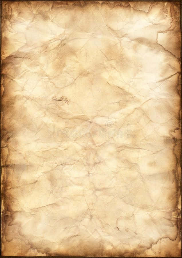 Old Paper Texture Crumpled Wallpaper