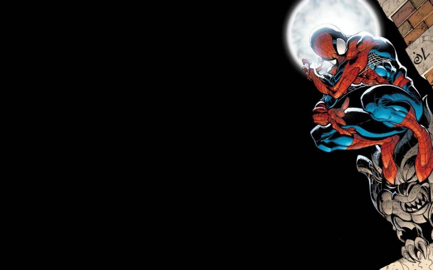 Oled 4k Spider-man On Building Wallpaper