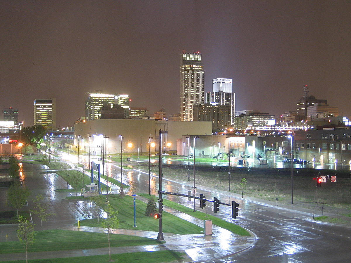 Omaha View From Hampton Inn Wallpaper