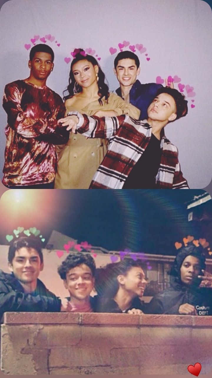 On My Block Cute Heart Filter Wallpaper