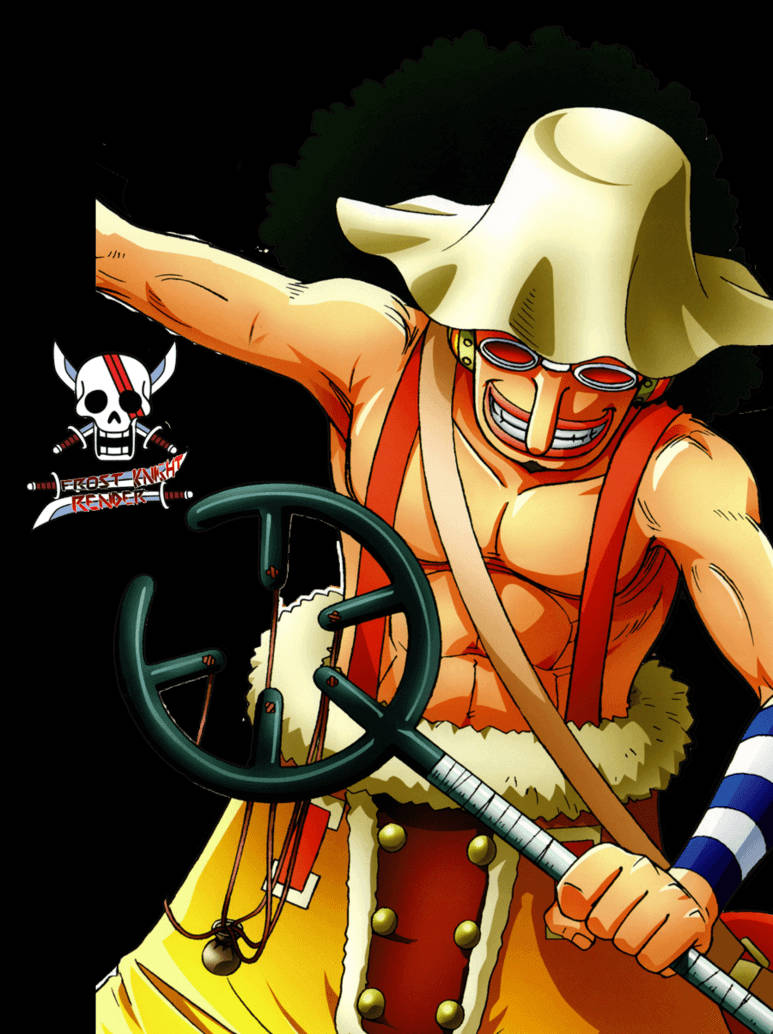 One Piece Usopp Cheerful Art Wallpaper