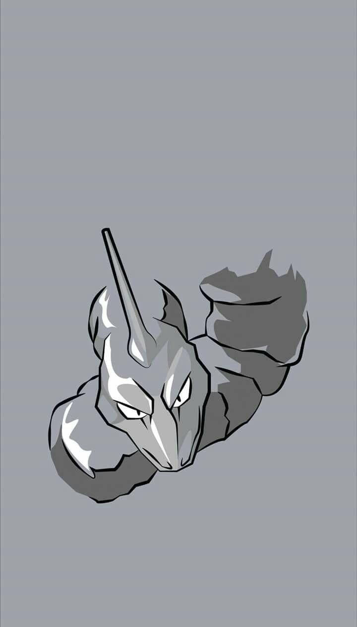 Onix Blending In Gray Background Wallpaper