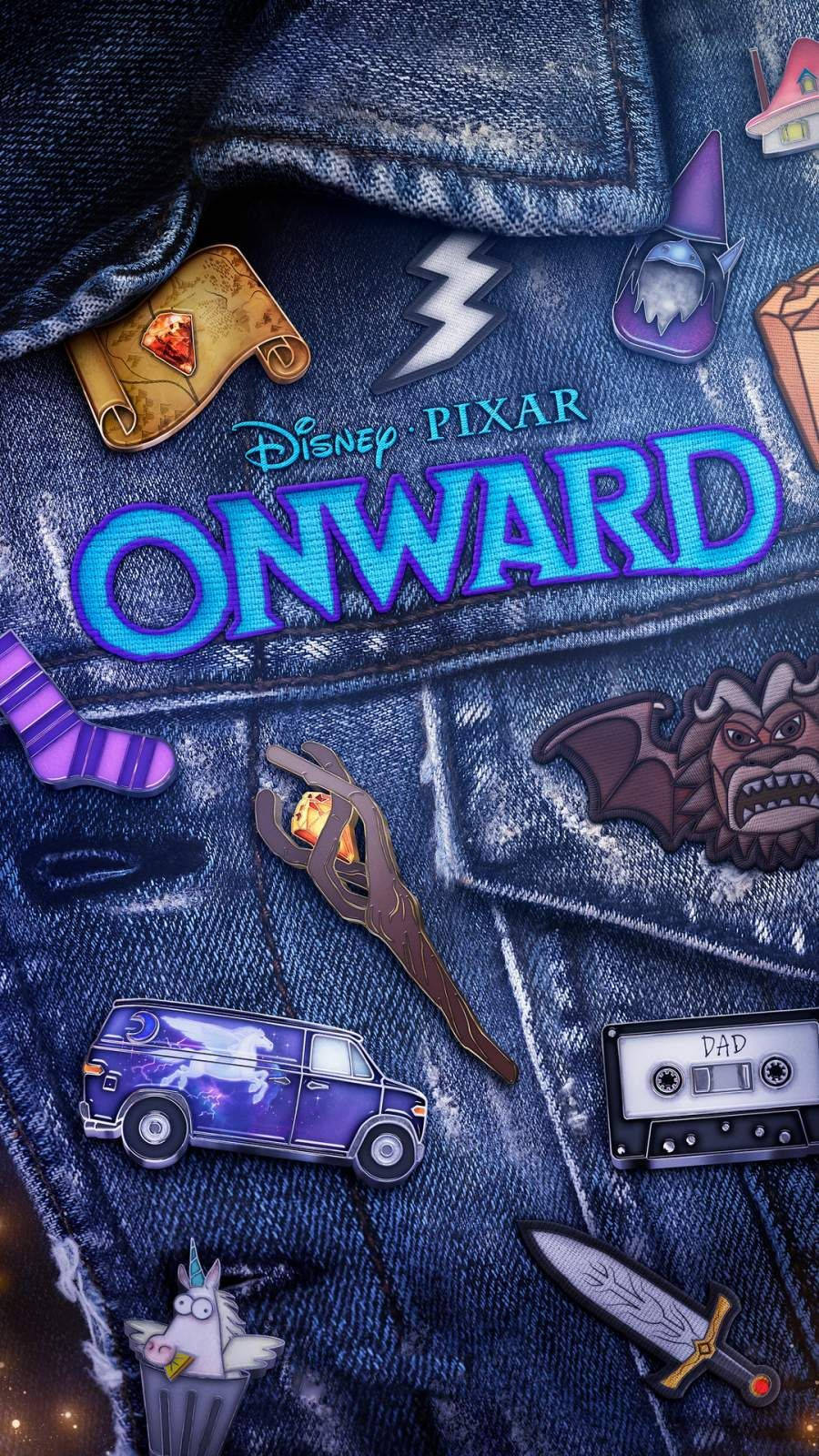 Onward Denim Title Poster Wallpaper