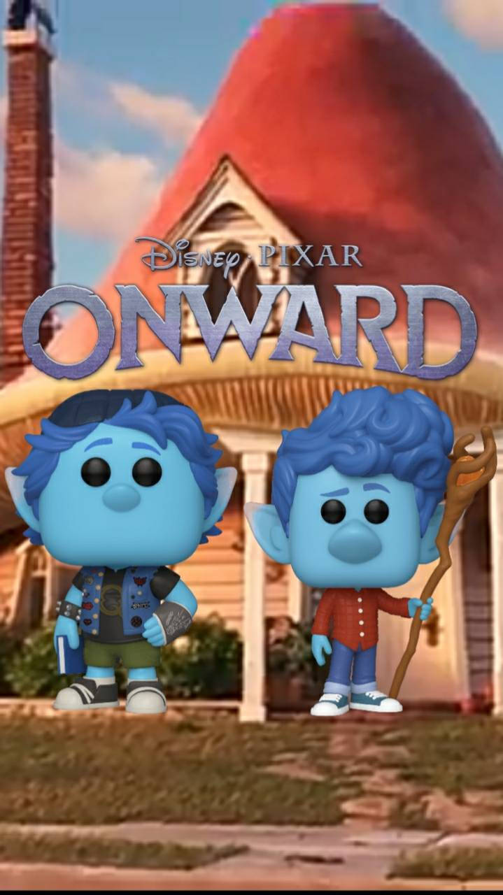 Onward Ian And Barley Chibi Wallpaper