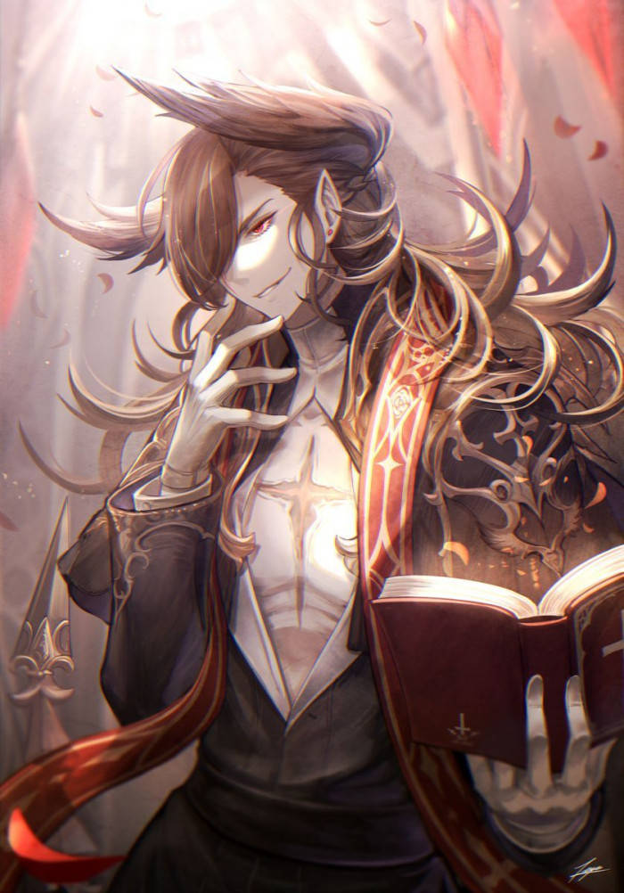 Open Book Demon Boy Anime Wallpaper