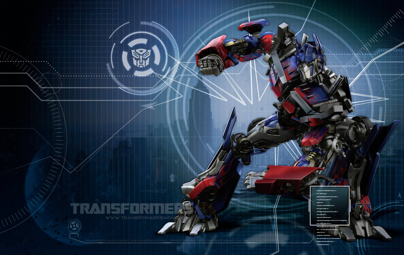 Optimus Prime Transformers Wallpaper