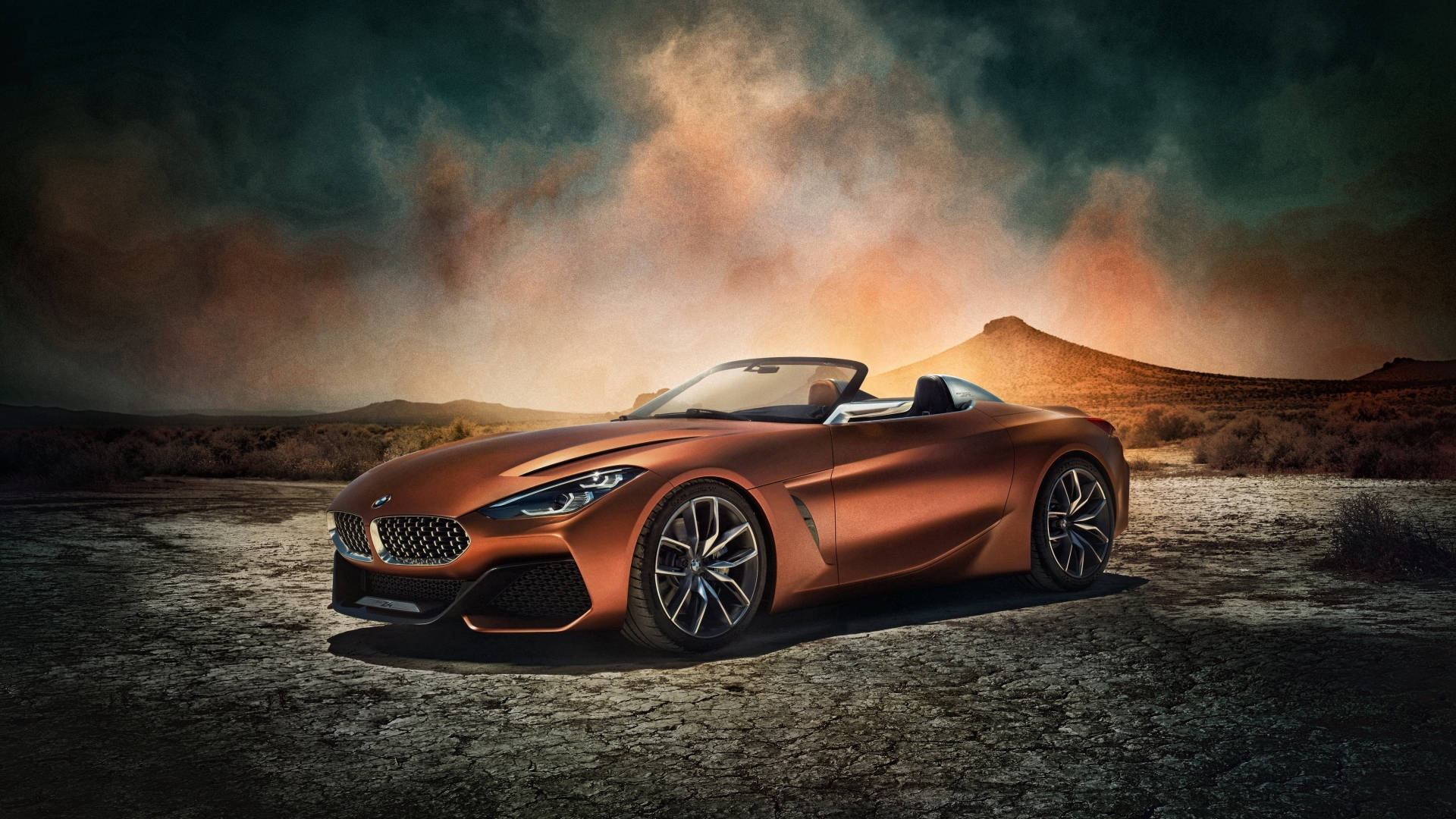 Orange 2021 Z4 Full Hd Bmw Wallpaper