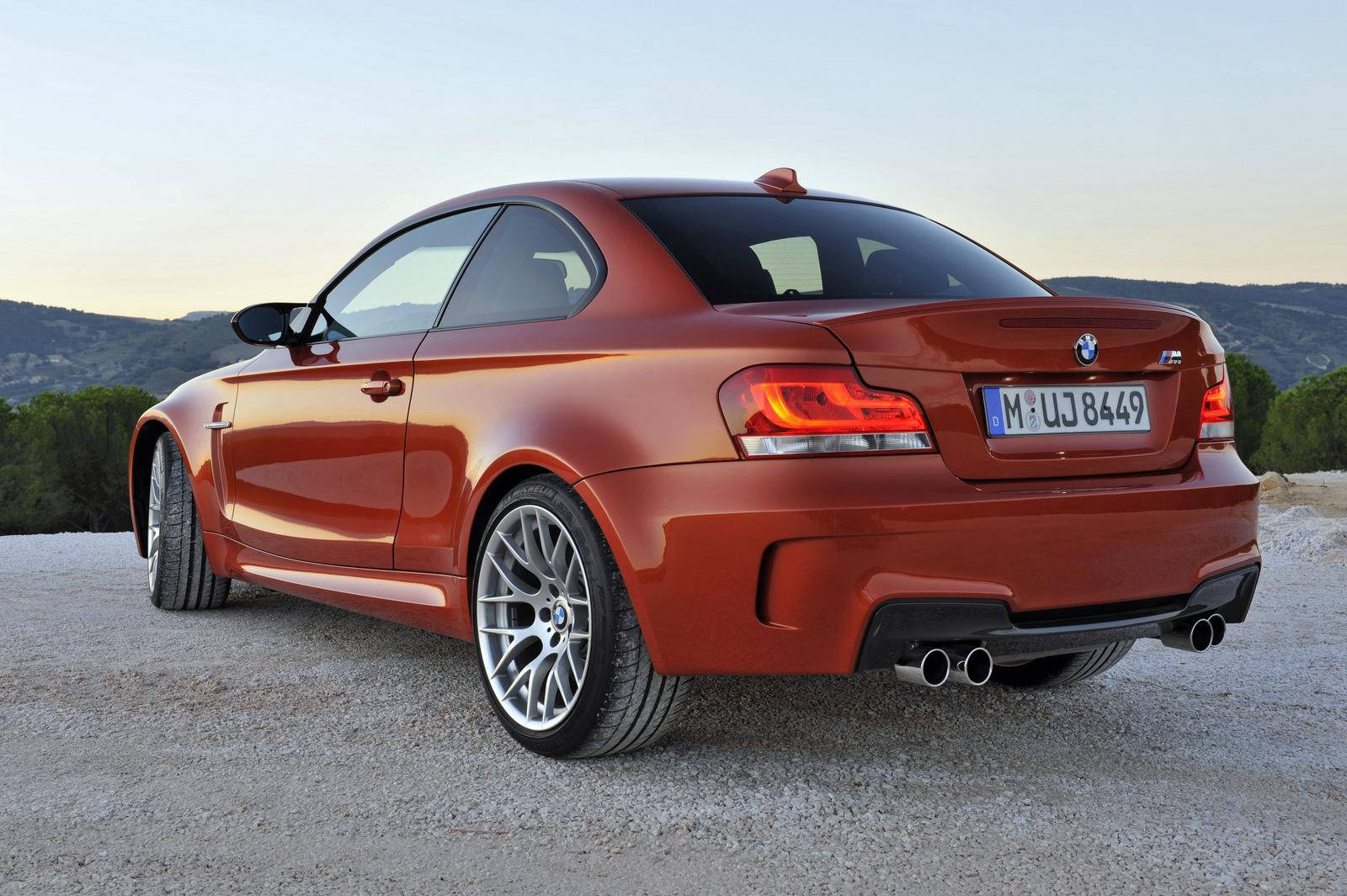 Orange Bmw M Series Car Wallpaper