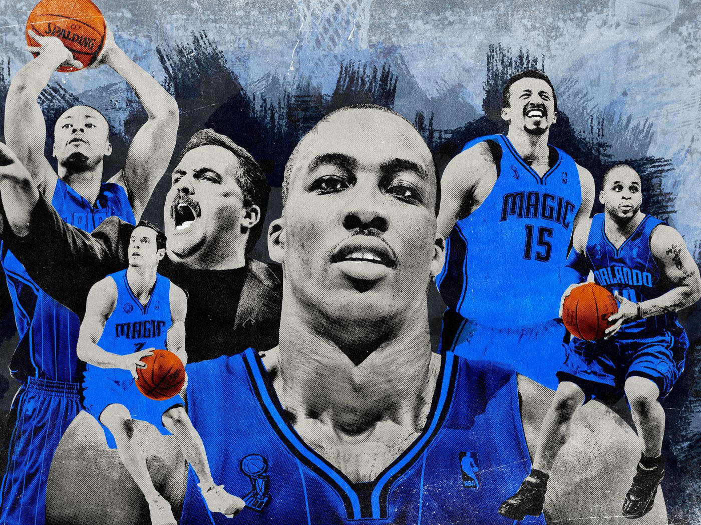 Orlando Magic Team Digital Artwork Wallpaper