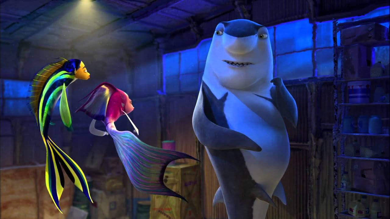 Oscar Angie And Lenny Shark Tale Wallpaper