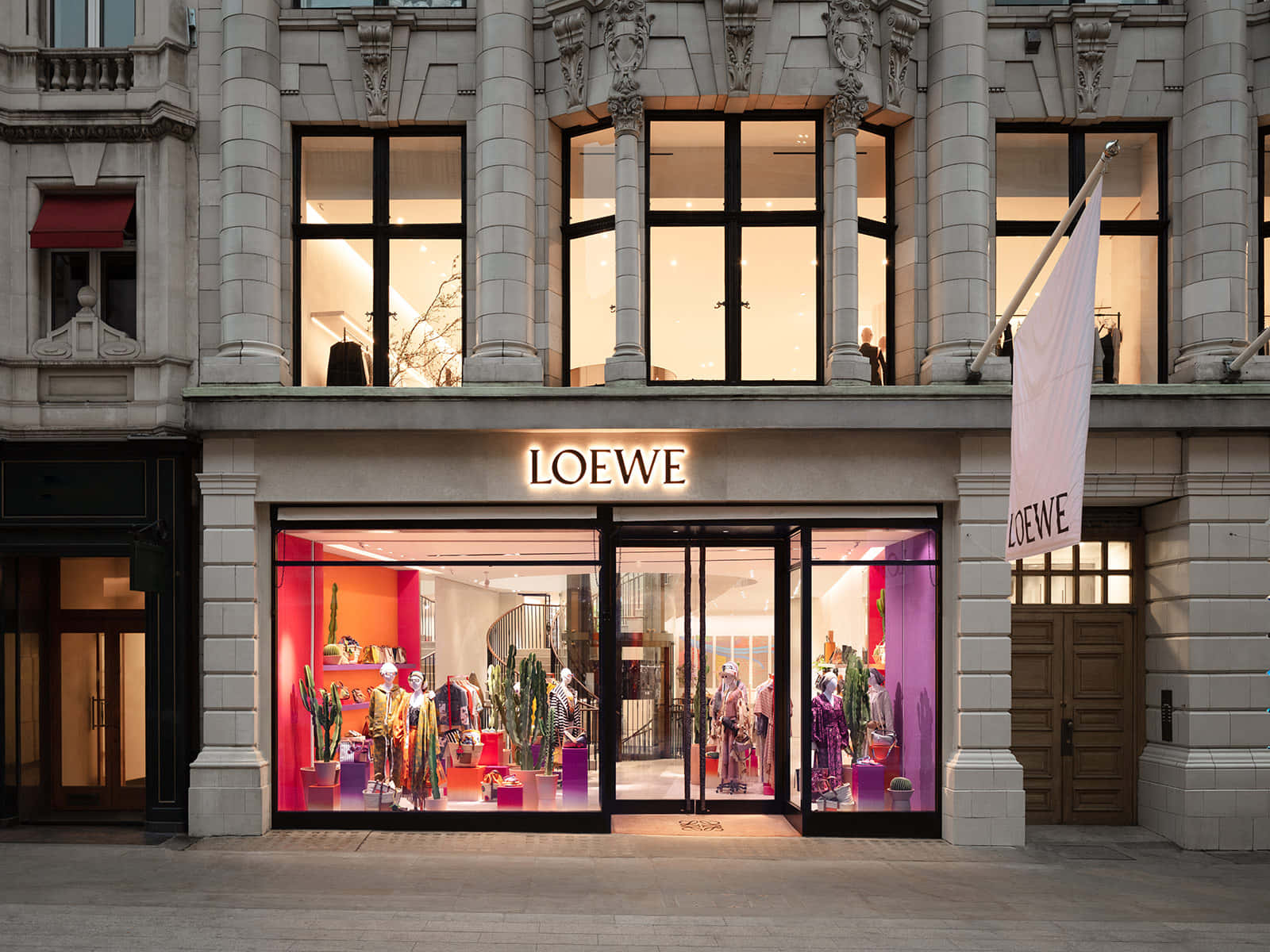 Outside Casa Loewe London Wallpaper