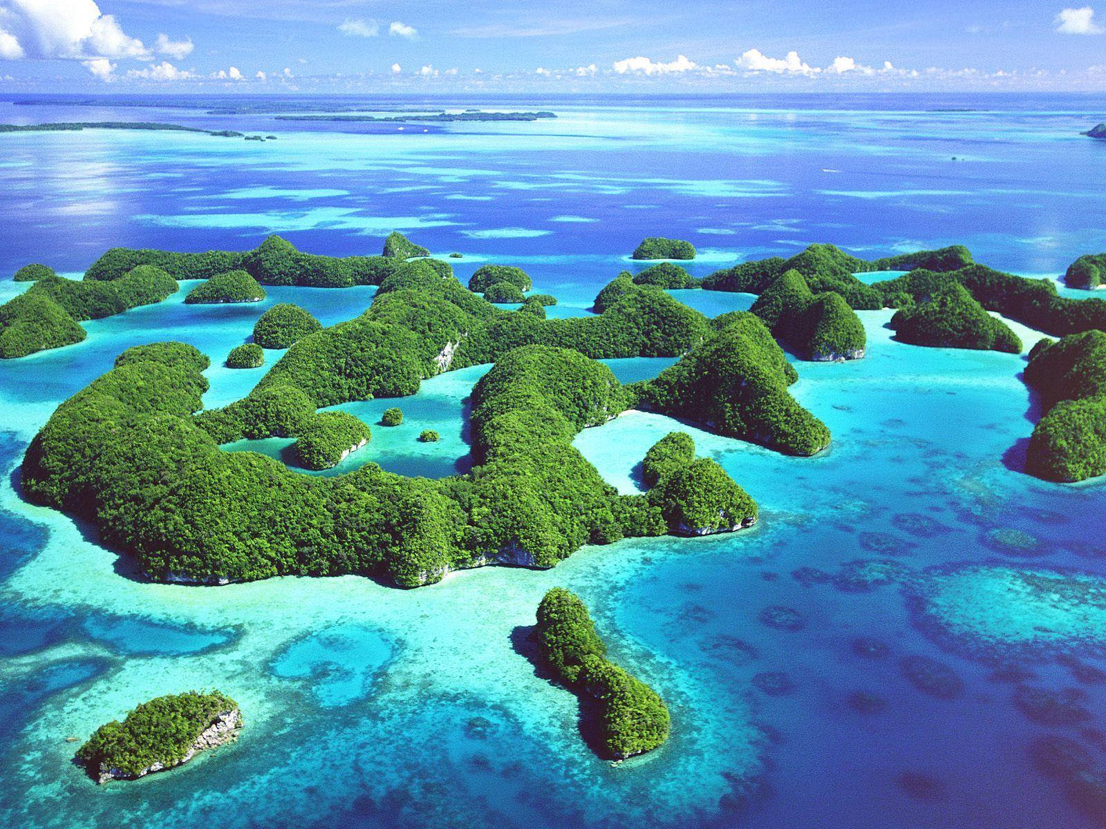 Palau Ngerukewid Islands Wallpaper