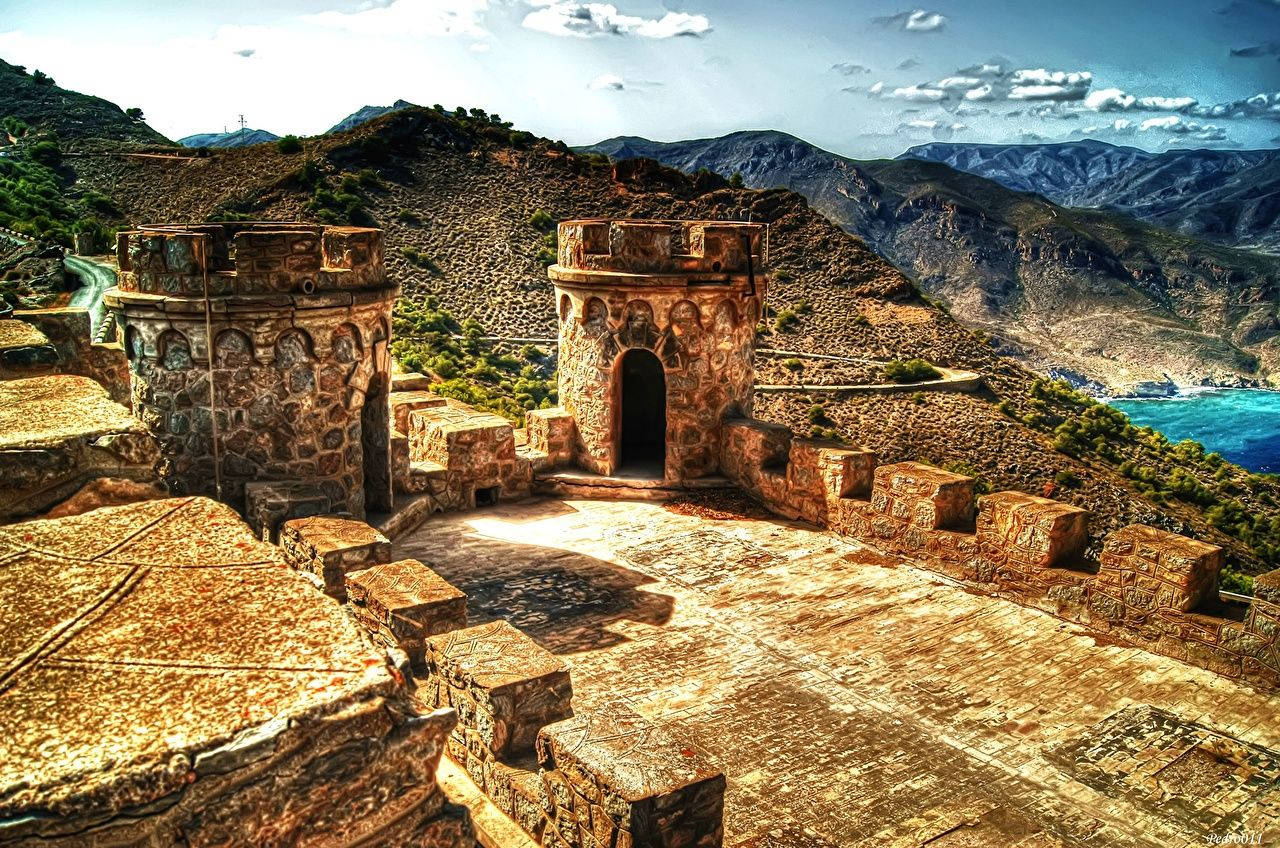 Panoramic View From Cartagena Fort Wallpaper