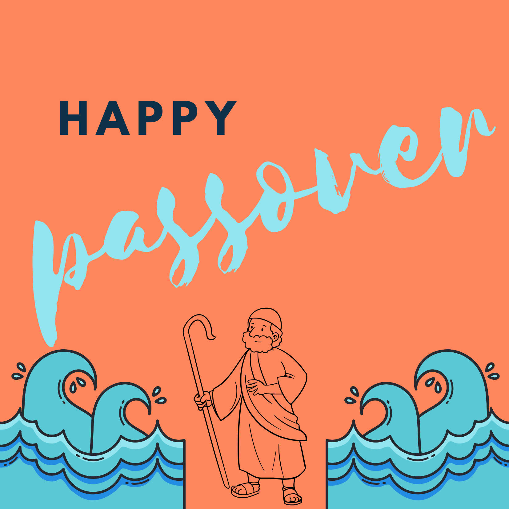 Passover Moses Sea Art Wallpaper