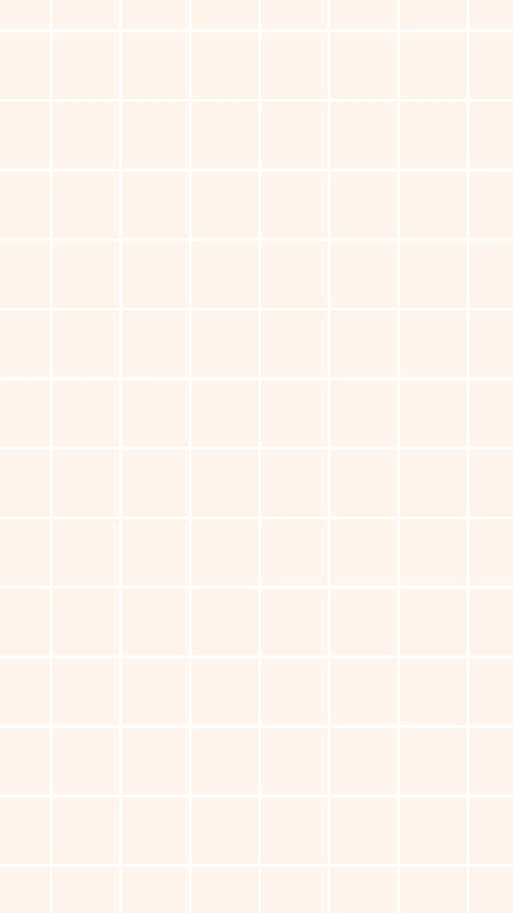 Pastel Aesthetic Grid Cream Wallpaper