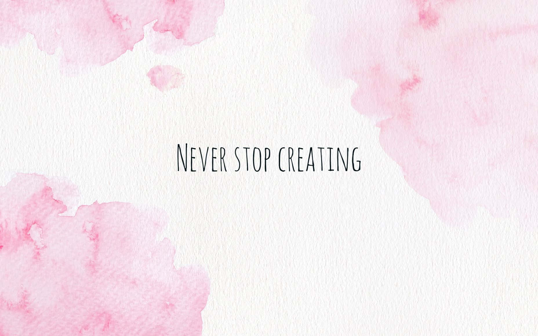 Pastel Pink Paint Blotches Aesthetic Computer Wallpaper