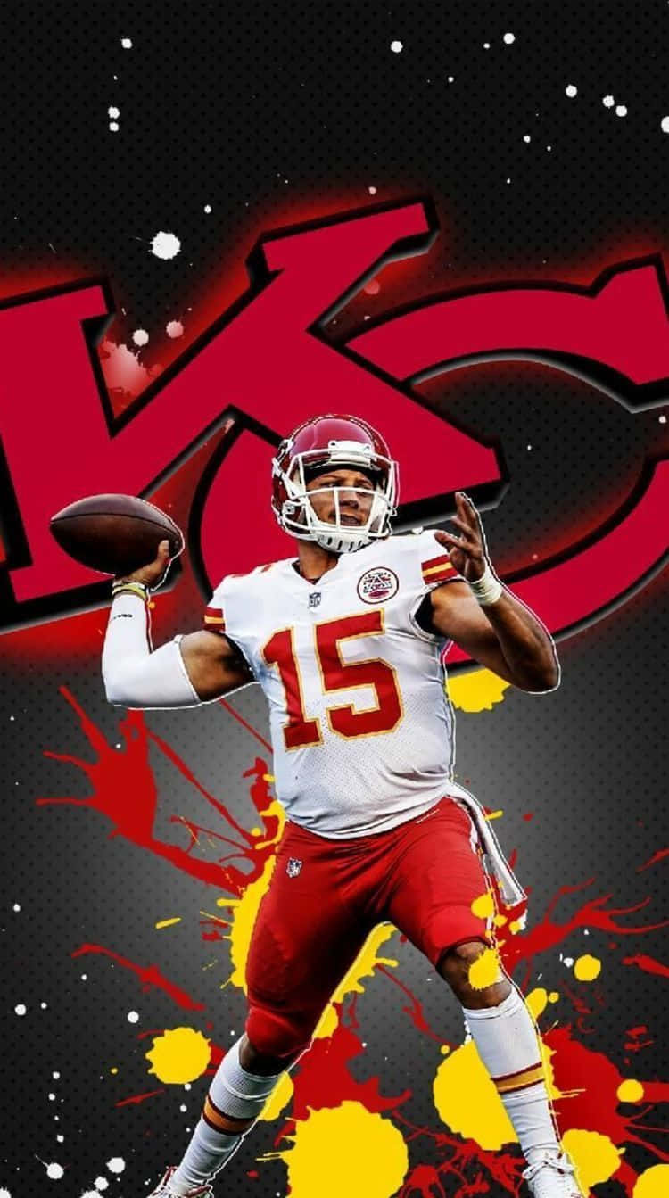 Pat Mahomes On The Phone, Ready To Tackle The Big Game. Wallpaper