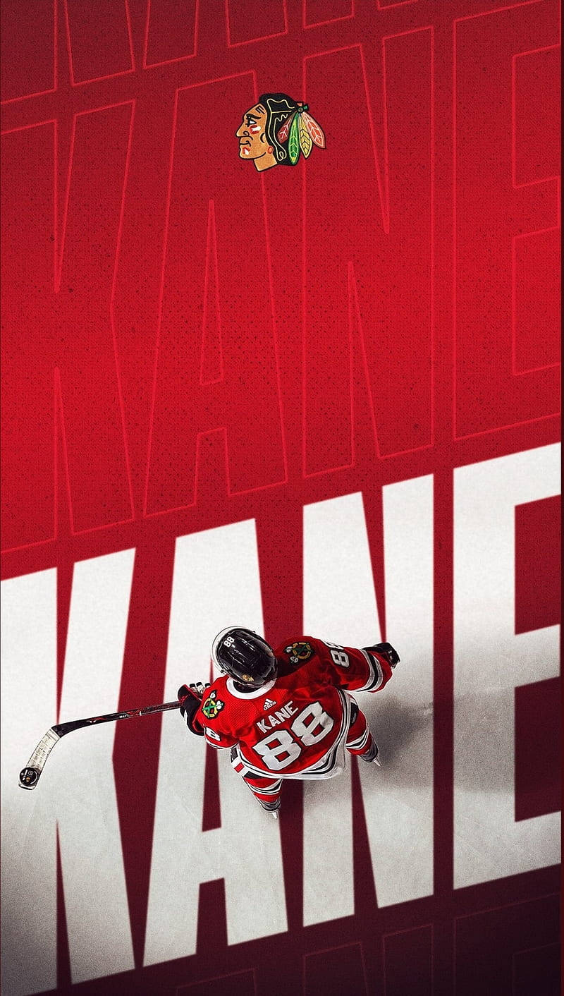 Patrick Kane In Action For The Chicago Blackhawks Wallpaper