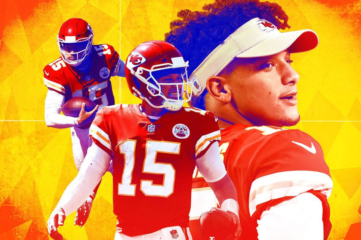 Patrick Mahomes In An Artwork Wallpaper