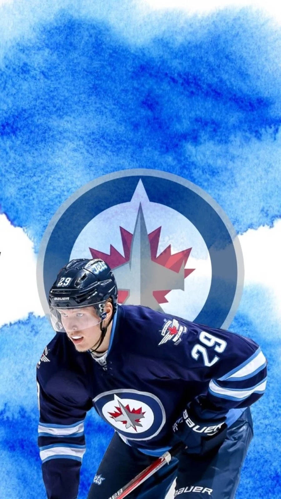 Patrik Laine Winnipeg Jets Athlete Wallpaper